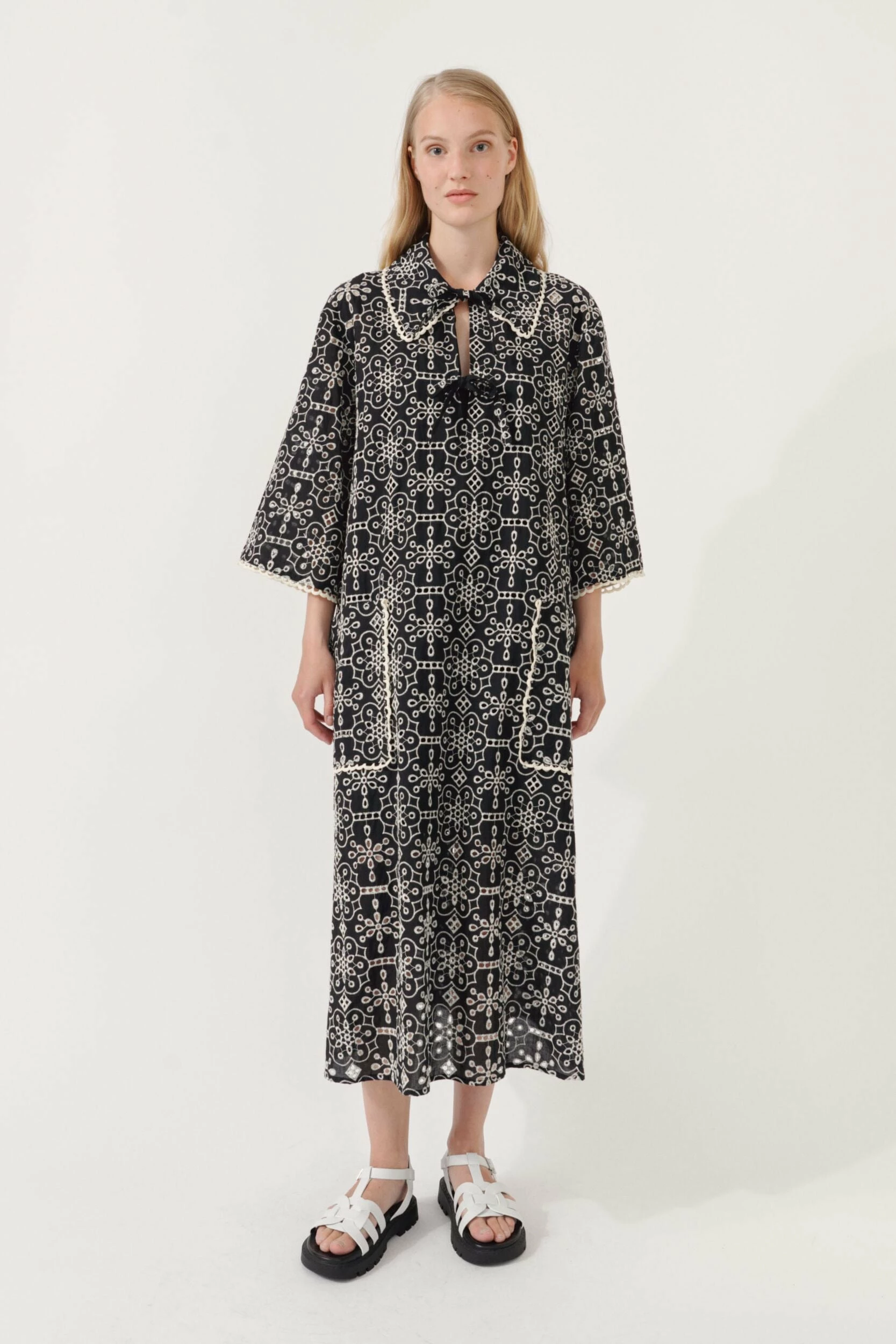 Baum Und Pferdgarten Wear Aina Dress, Black 2 Baum Und Pferdgarten Wear Aina Dress, Black