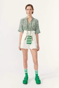 Baum Und Pferdgarten Molly Top, Ink Petite Fleur Green