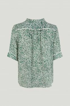 Baum Und Pferdgarten Molly Top, Ink Petite Fleur Green 5 Baum Und Pferdgarten Molly Top, Ink Petite Fleur Green