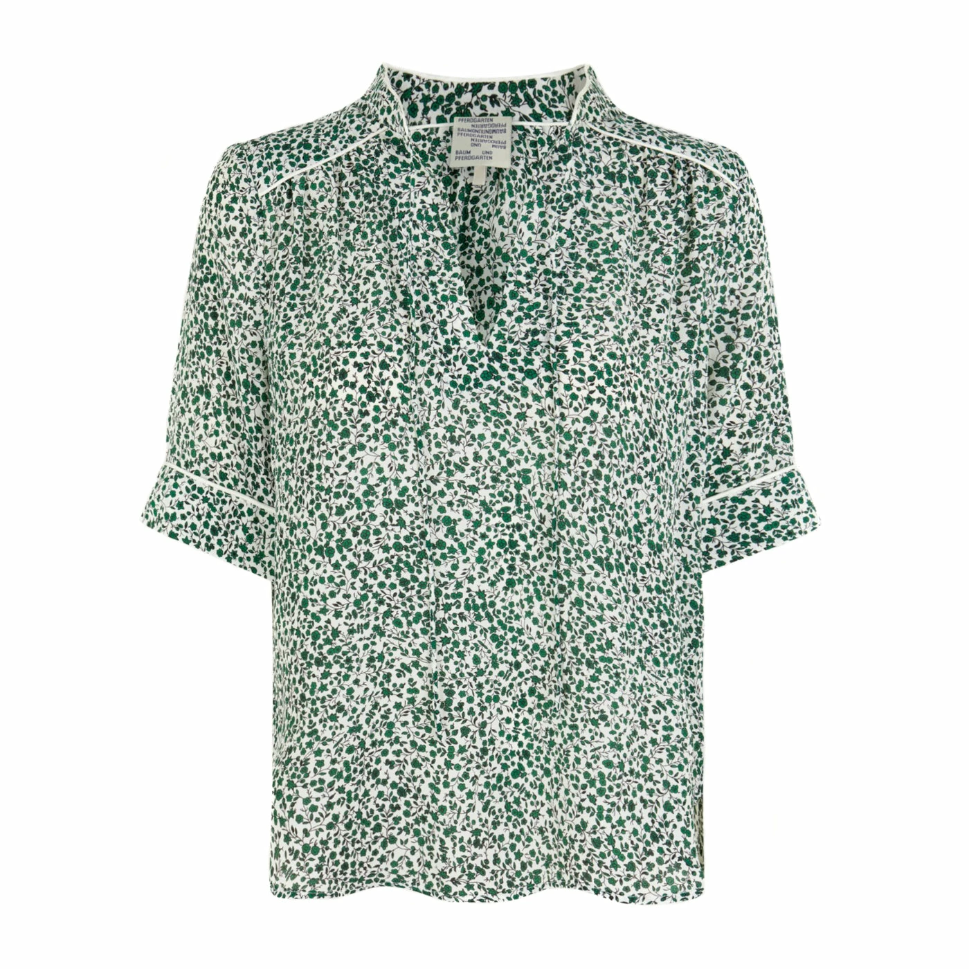 Baum Und Pferdgarten Molly Top, Ink Petite Fleur Green 1 Baum Und Pferdgarten Molly Top, Ink Petite Fleur Green