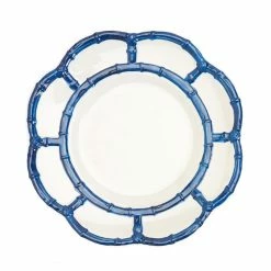 Only On The Avenue Bamboo Touch Dinner Plate, Blue Seasonless Wares