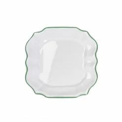 Only On The Avenue Garden Soiree Accent Plate, Green