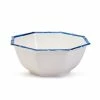 Only On The Avenue Octagonal Bamboo Touch Serving Bowl, Blue Seasonless Wares