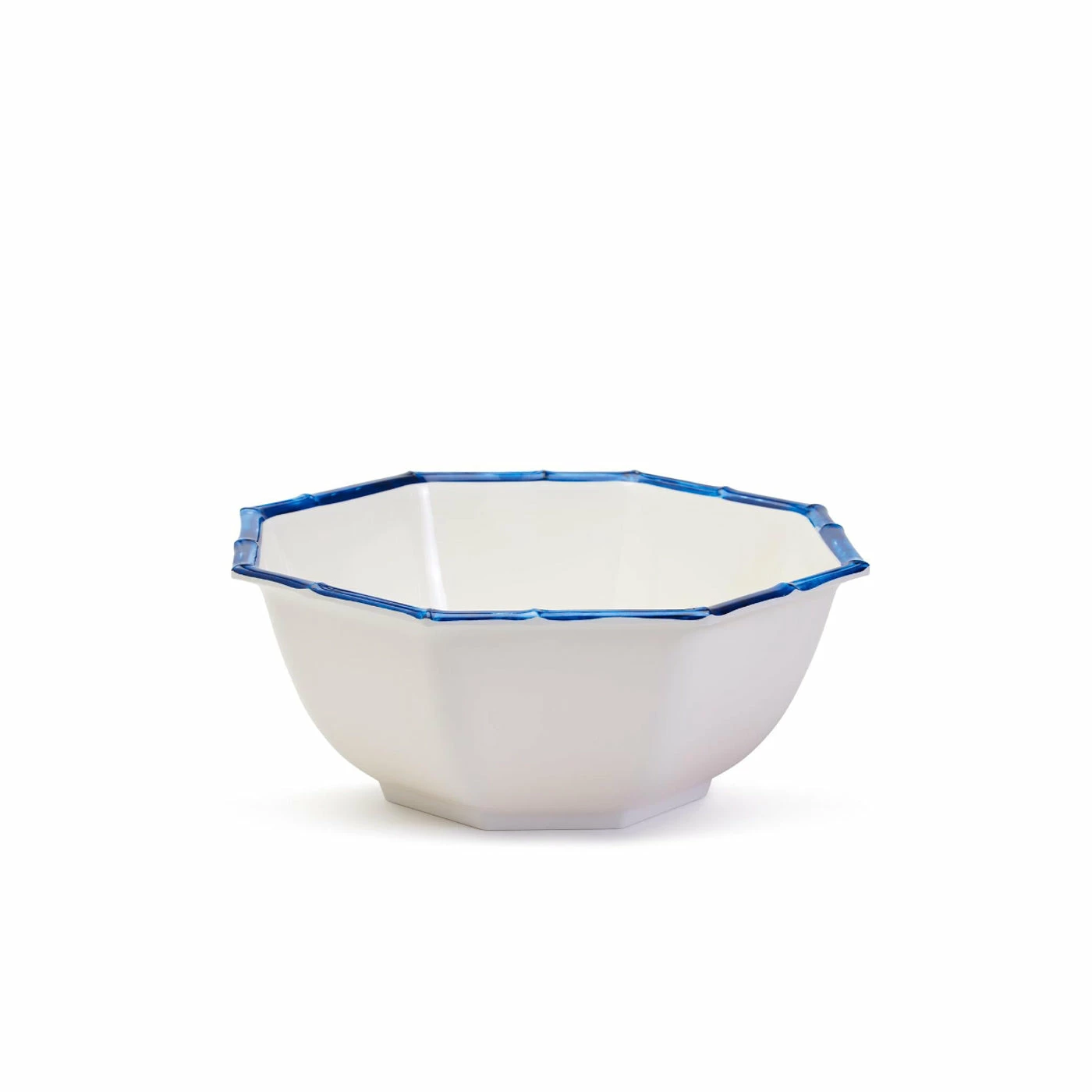 Only On The Avenue Octagonal Bamboo Touch Cereal Bowl, Blue 1 Only On The Avenue Octagonal Bamboo Touch Cereal Bowl, Blue