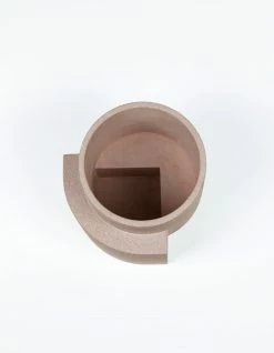 TORTUGA Live Platform Planters, The Contemporary Set (one Medium Coral And One Small Graphite) 15 TORTUGA Live Platform Planters, The Contemporary Set (one Medium Coral And One Small Graphite)