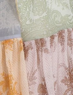 Zimmermann Wear Dancer Lantern Mini Dress, Spliced Lace Print