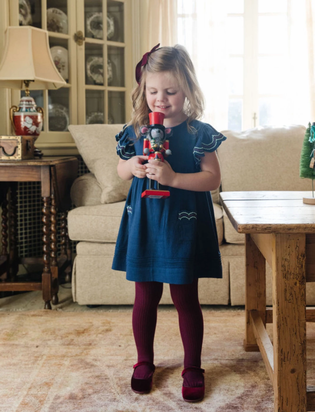 Baybala Georgia Dress In Marine For Kids 3 Baybala Georgia Dress In Marine For Kids