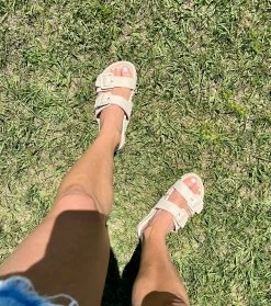 Definery The Loop Double Footbed, Cream