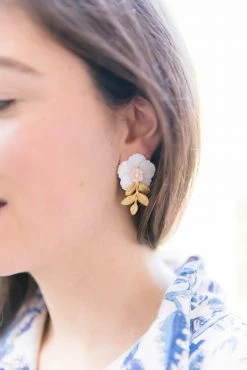 M Donohue Collection Amelia Pink Earrings