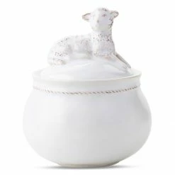 Juliska Clever Creatures Henri - Lamb Lidded Jar