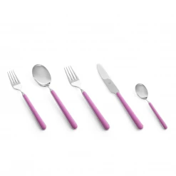Mepra Flatware Set 5pcs Fantasia Lilac / Lilla