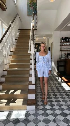 Thierry Colson Yaz Blouse, Blue