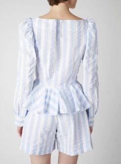 Thierry Colson Yaz Blouse, Blue