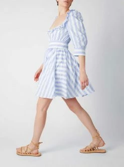Thierry Colson Yolande Dress, Seersucker Blue Wear