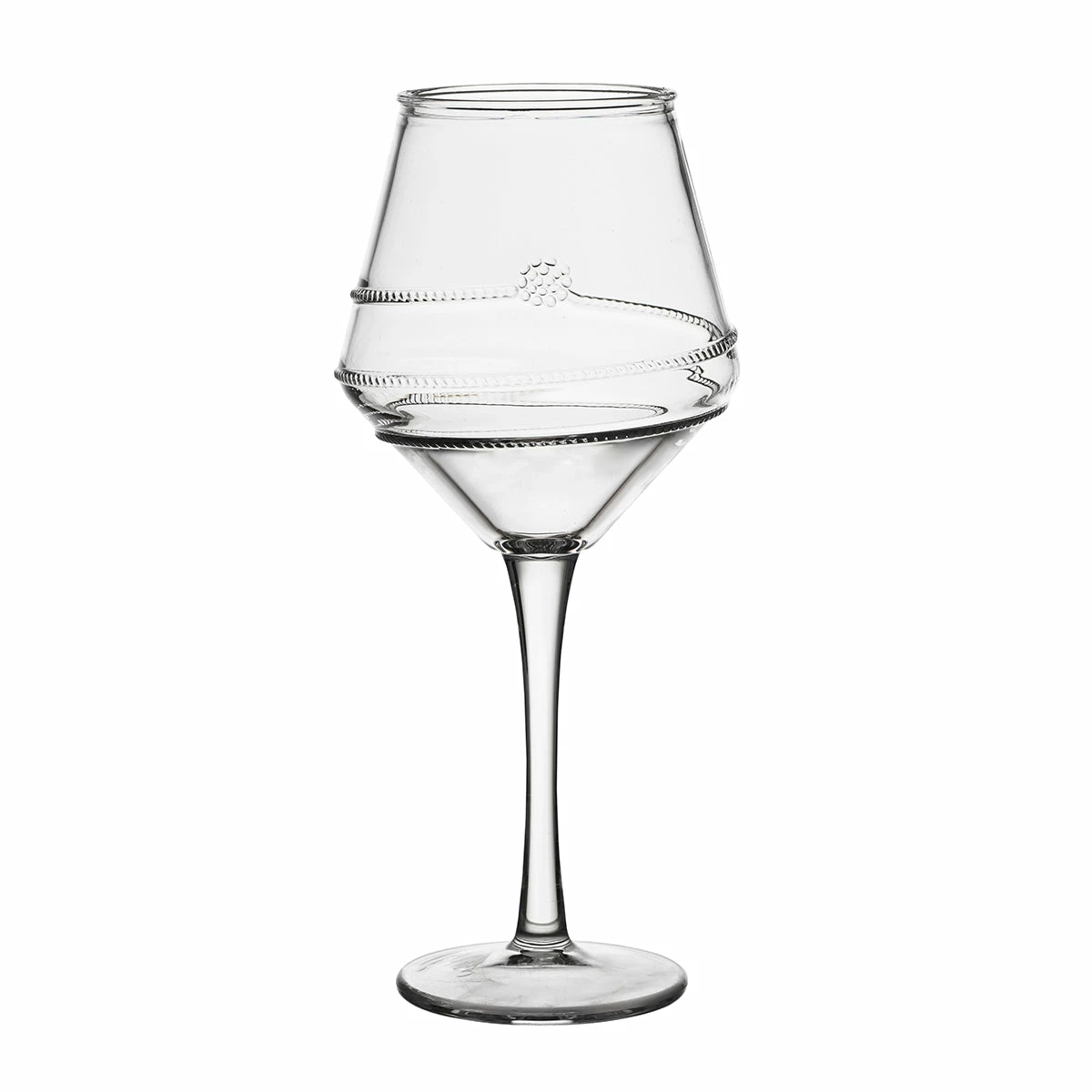 Juliska Amalia Clear Acrylic Wine Glass Glassware & Bar 1 Juliska Amalia Clear Acrylic Wine Glass Glassware & Bar