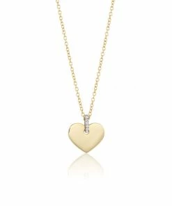 Aurelia Demark Small Heart Pendant Necklace ACCESSORIES