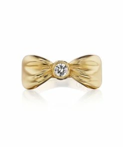 Aurelia Demark Diamond Bow Ring ACCESSORIES