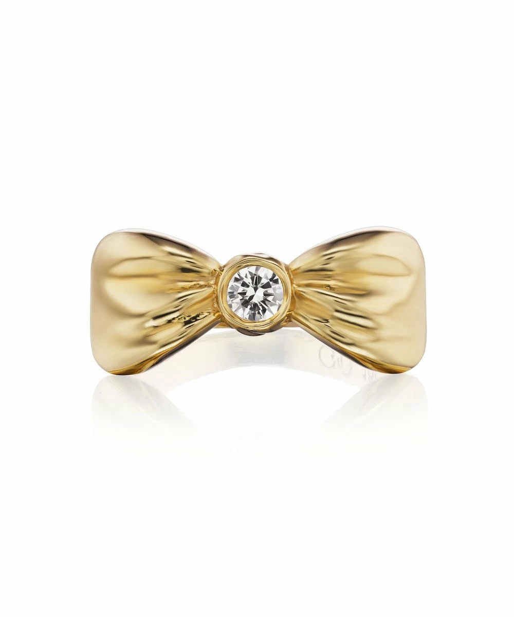 Aurelia Demark Diamond Bow Ring ACCESSORIES 1 Aurelia Demark Diamond Bow Ring ACCESSORIES