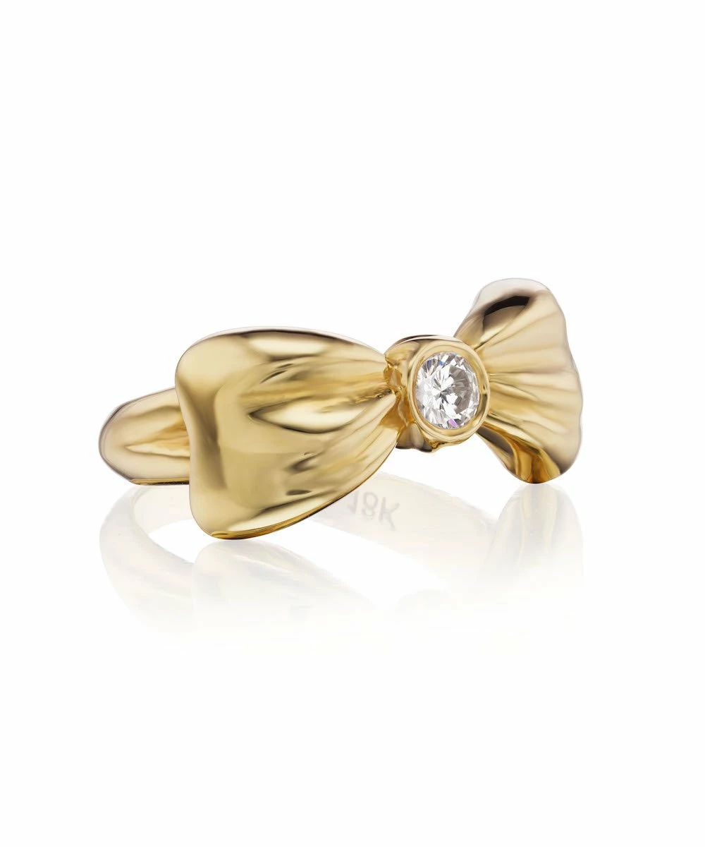 Aurelia Demark Diamond Bow Ring ACCESSORIES 2 Aurelia Demark Diamond Bow Ring ACCESSORIES