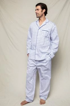Petite Plume Men's Nantucket Tattersall Pajama Set