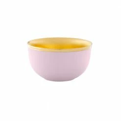 Augarten Porcelain Champagne Bowl Fond Inside Gold Powder Pink Dinnerware