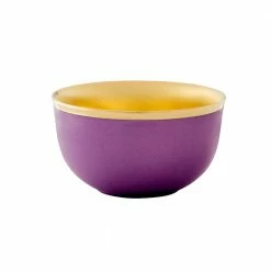 Augarten Porcelain Champagne Bowl Fond Inside Gold Violet