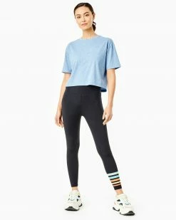 Addison Bay Wear The Everyday Short Sleeve, Light Blue Heather