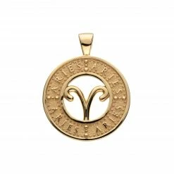 Jane Win Wear ARIES JW Zodiac Pendant Coin (Mar 21 - Apr 19)
