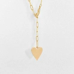 THATCH Amaya Heart Lariat Necklace Wear