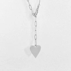 THATCH Amaya Heart Lariat Necklace Wear