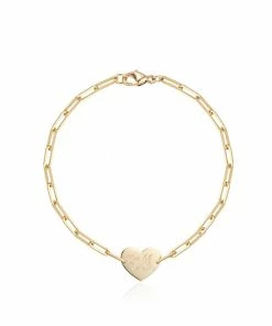 Aurelia Demark ACCESSORIES Delicate Heart Bracelet