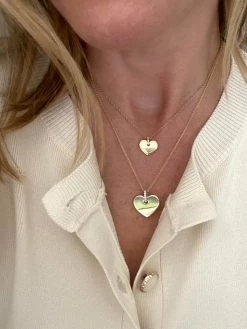 Aurelia Demark Small Heart Pendant Necklace ACCESSORIES