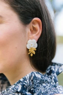 M Donohue Collection Wear Amelia Lavender Earrings