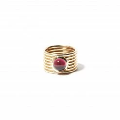 Campbell + Charlotte Wear Found Cigar Band Ring - Tourmaline