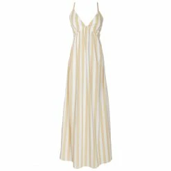 Bird & Knoll Wear Soliel Sundress, Sand Stripe