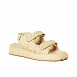 Loeffler Randall Blaise Platform Sandal, Natural Wear
