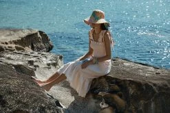 EPHEMERA Bow Tie Midi Dress, Blush