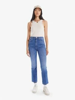 MOTHER High Waisted Smokin Double Ankle, Broken Record