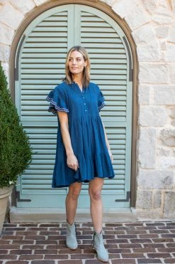 Baybala Gemma Dress In Marine