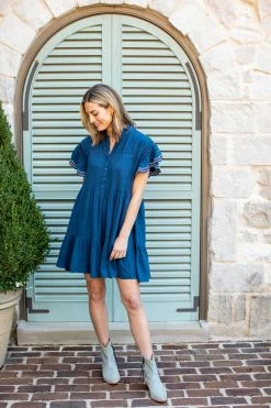 Baybala Gemma Dress In Marine