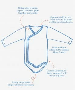 Oso & Me Crossbody Onesie, Blue