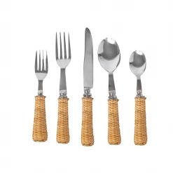 Only On The Avenue Basketweave Flatware Live