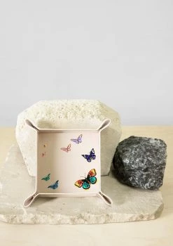ALEPEL Live Butterflies Beige Tray