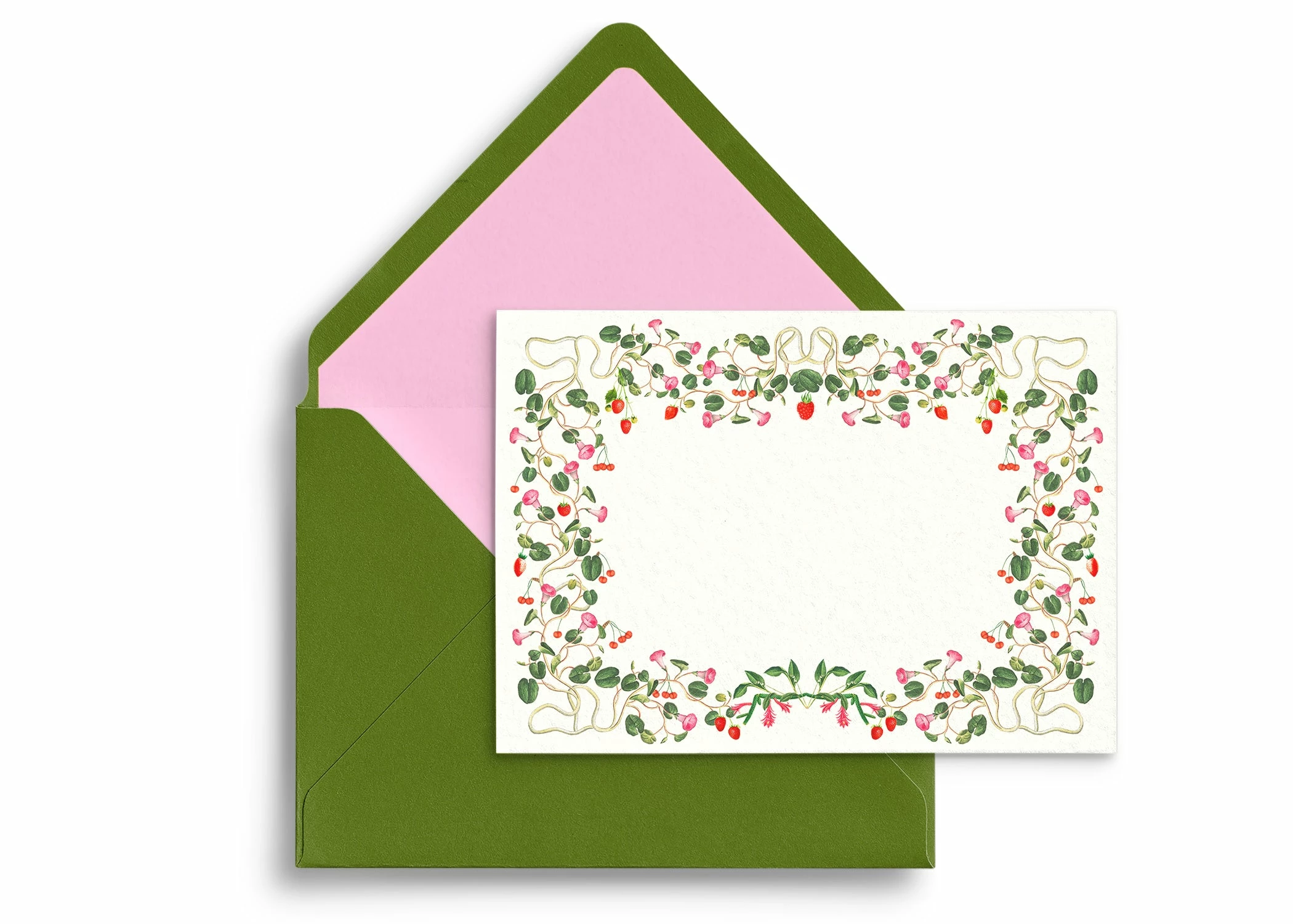 Casa Felix Paper & Stationery Berry Pom Pom Stationery 1 Casa Felix Paper & Stationery Berry Pom Pom Stationery