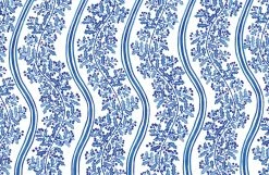 Lucy Grymes Blue Holly Paper Placemat Placemats