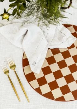 ALEPEL Madison Gold Brown Placemat