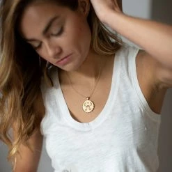 Jane Win Wear CANCER JW Zodiac Pendant Coin (Jun 21 - Jul 22) 10 Jane Win Wear CANCER JW Zodiac Pendant Coin (Jun 21 - Jul 22)