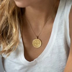 Jane Win VIRGO JW Zodiac Pendant Coin (Aug 23 - Sep 22)