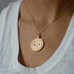 Jane Win VIRGO JW Zodiac Pendant Coin (Aug 23 - Sep 22)