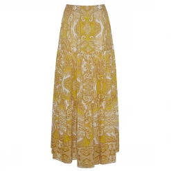 Cara Cara Melanie Skirt, Inkwash Paisley Yellow Wear